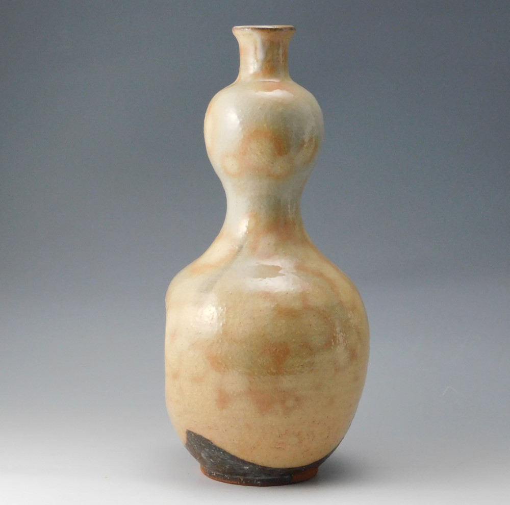 レア限定品、親族の蔵出し品です十二代田原陶兵衛、萩焼白釉大壺です