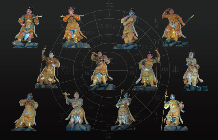 十二神将像（じゅうにしんしょうぞう） – 玉雄山 寳泉寺