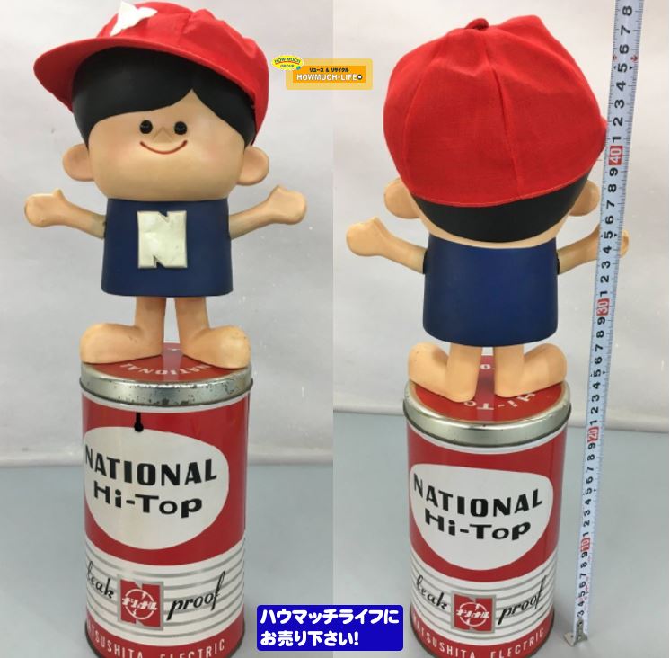 ナショナル ( National ) ナショナル坊や ハイトップ乾電池 ブリキ缶
