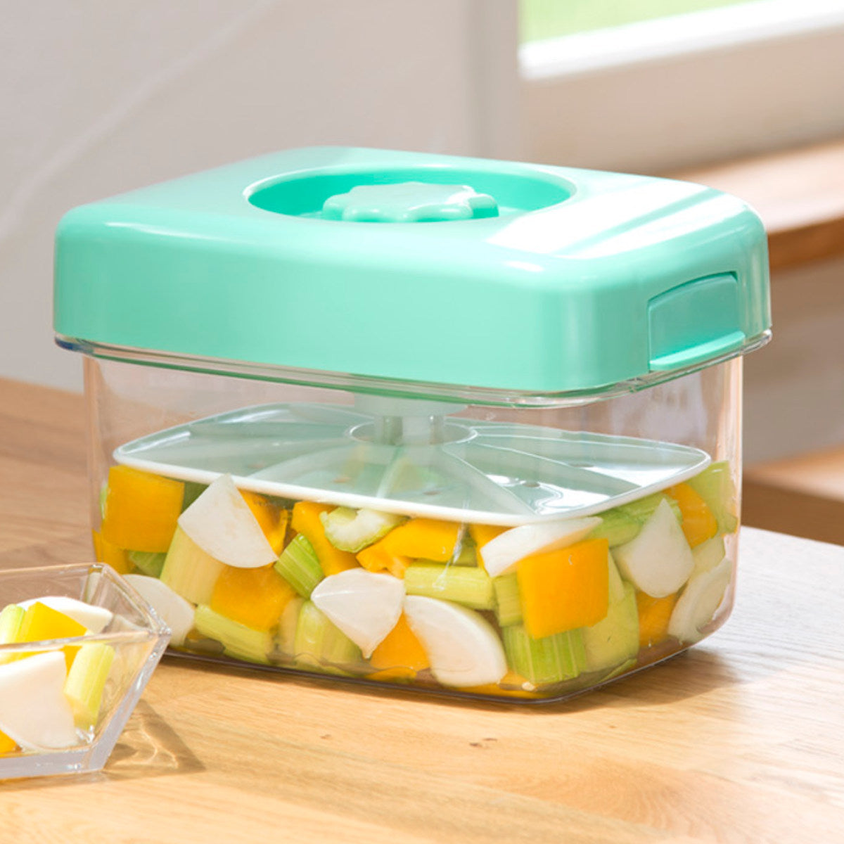 漬物容器 3.1L 角型 即席つけもの器 マミー 3型 重石不要 – ハウジー