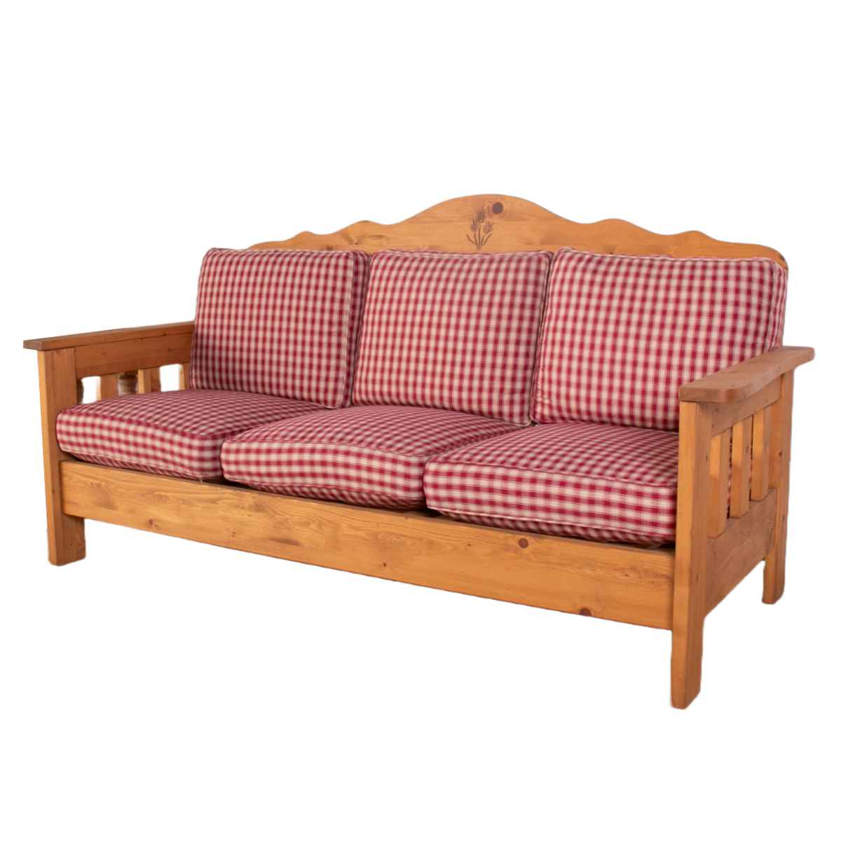ソファ 3人掛け 幅185cm 天然木 カントリー調 – ハウジー