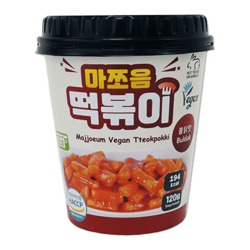 MAJJOEUM VEGAN TTEOKBOKKI (BULDAK) 4.23 OZ (120G) - H Mart