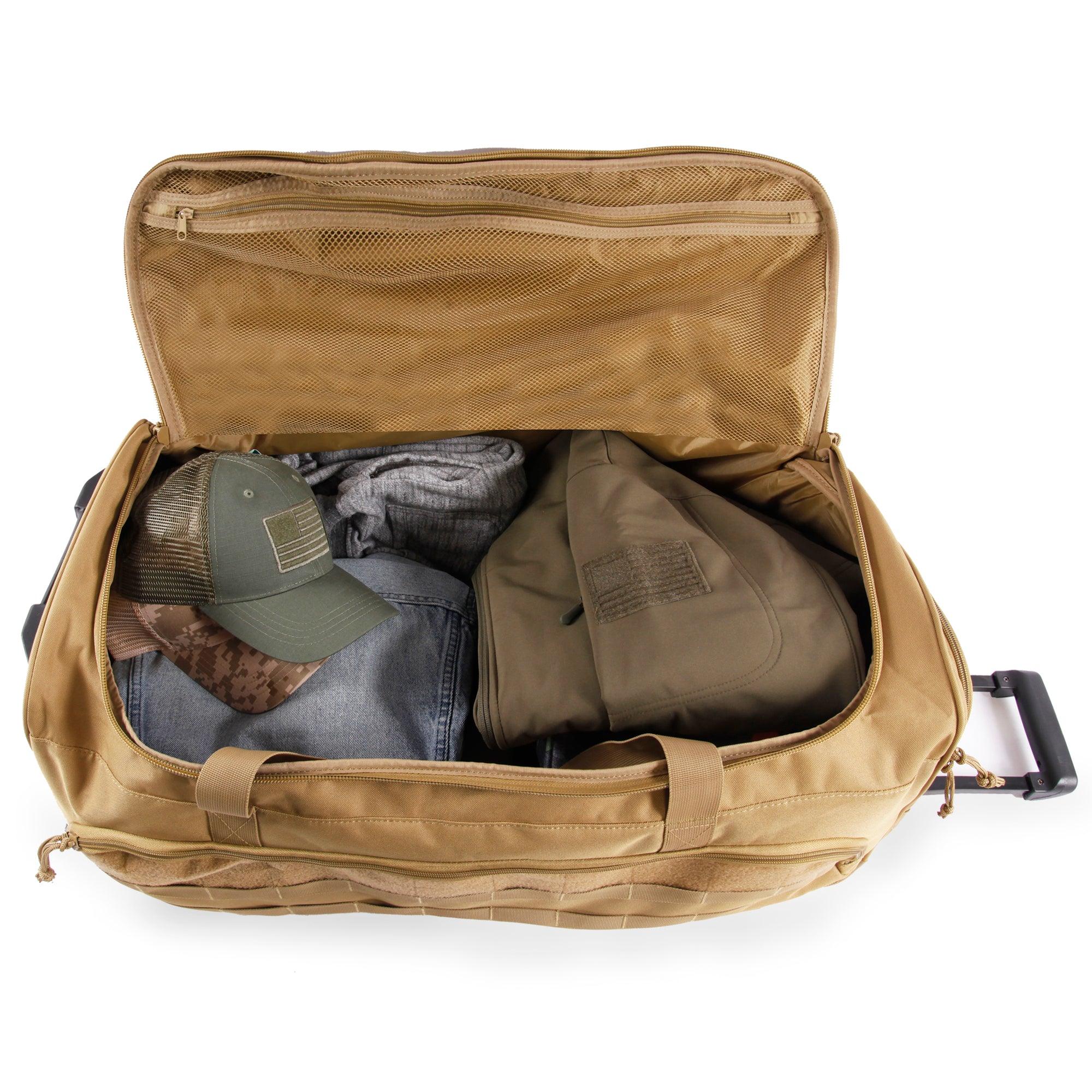 Squad Rolling Duffel | Large Rolling Duffel Bag | Highland Tactical