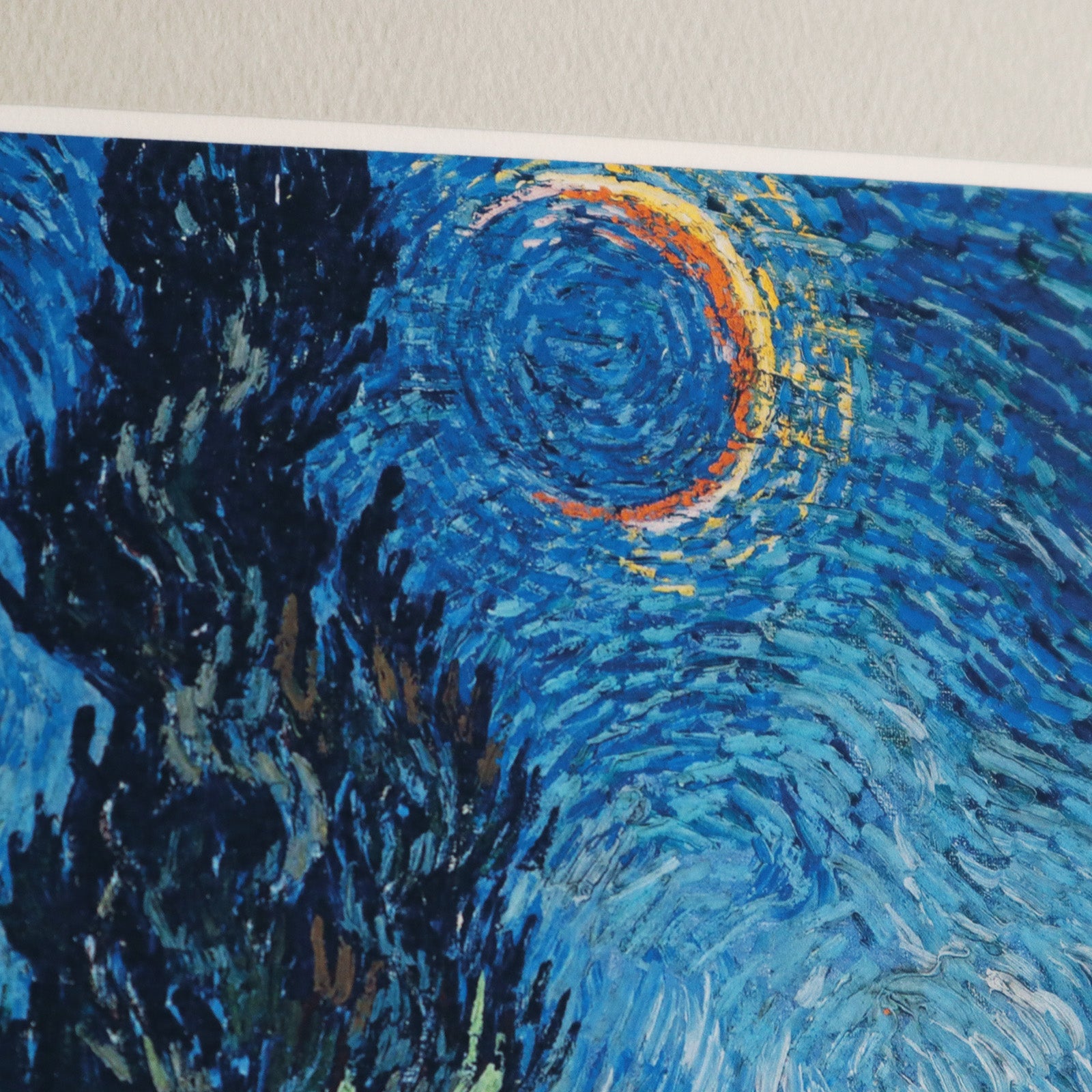 フィンセント・ファン・ゴッホ 「糸杉と星の見える道（夜の