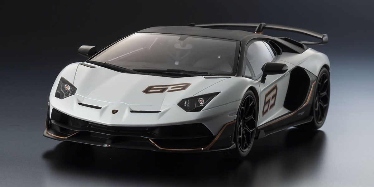 1/18 ランボルギーニ アヴェンタドール SVJ63 マットホワイト | 鉄道