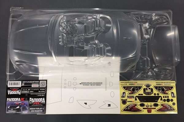 パンドラRC ニッサン フェアレディZ Z34 オープン 1/10電動RCカー用未