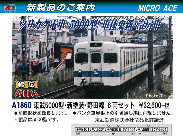 マイクロエース A6681 営団3000系・北千住 - 人形町開業・スカート付 4