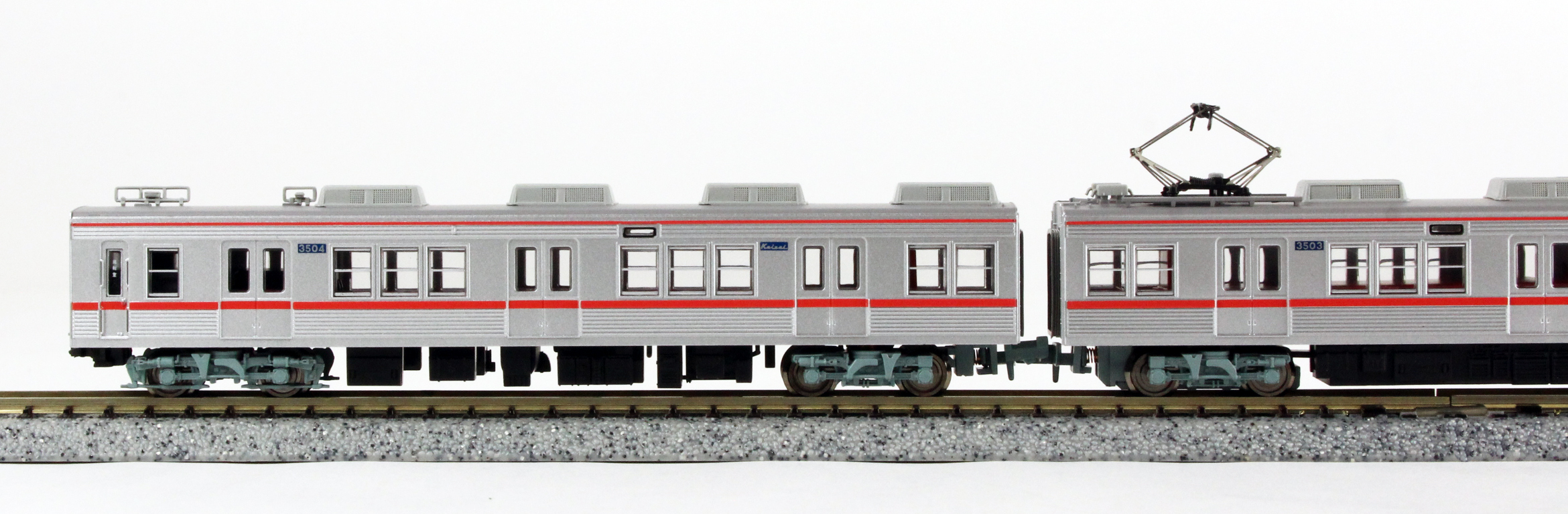 マイクロエース A6030 京成3500形・登場時・車号・社名プレート濃青 4