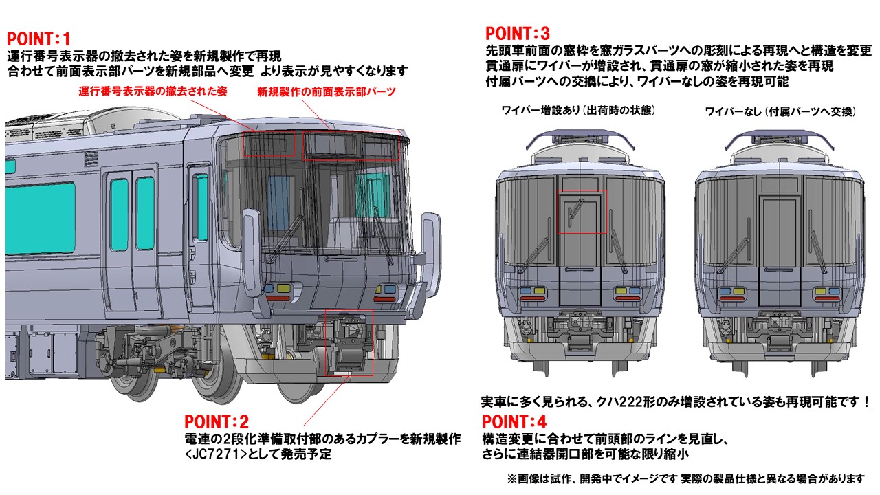 トミックス 97631 223系2000番台 1次車・転落防止幌付・8両編成セット
