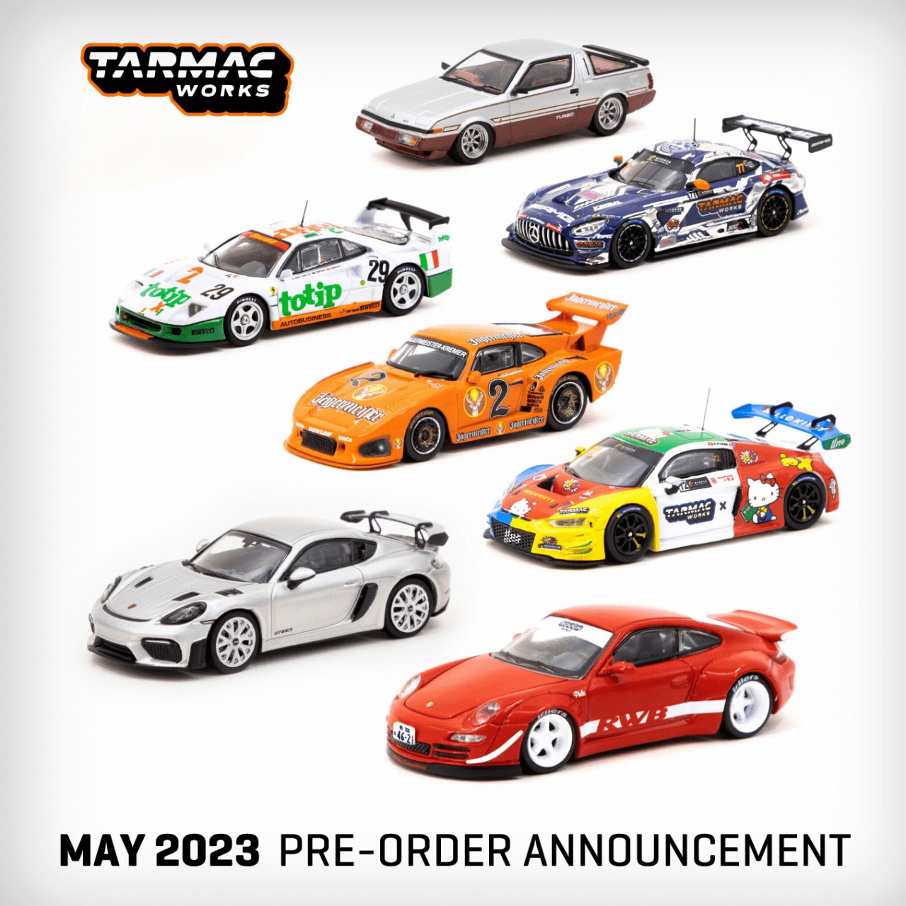 TARMAC WORKS（ターマックワークス）Porsche Cayman GT4 RS GT Silver