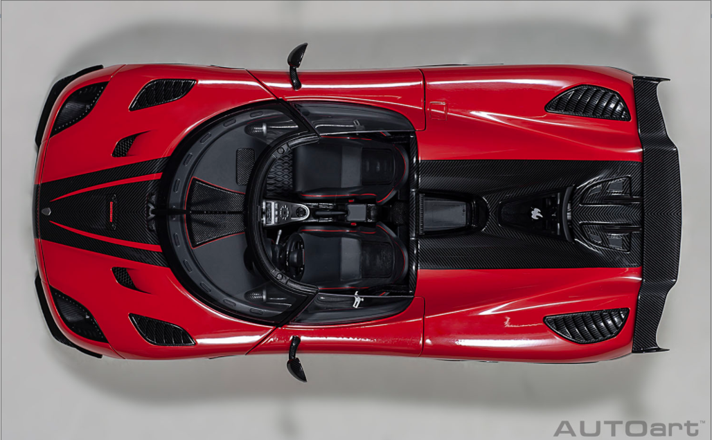 1/18 ケーニグセグ アゲーラ RS レッド/カーボンブラック| ホビー