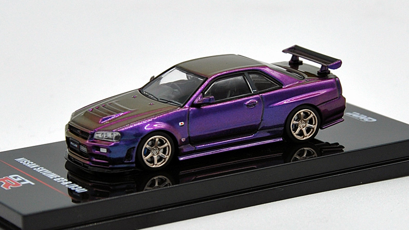 INNO MODELS 1/64 Nissan スカイライン GT-R R34 ミッドナイトパープル