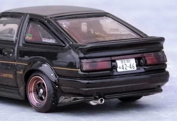 INNO MODELS 1/64 スプリンター トレノ AE86 ブラック Limited Tuned