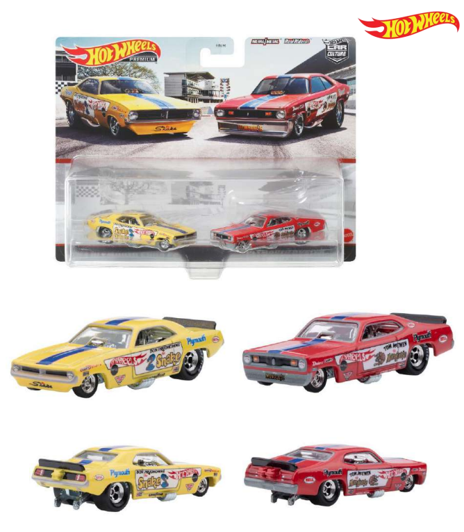 ホットウィール プレミアム 2パック - '72 プリマス クーダ FC