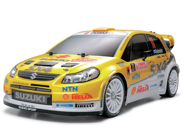 タミヤ 58408 スズキ SX4 WRC（TT-01シャーシ TYPE-E） 本体キット