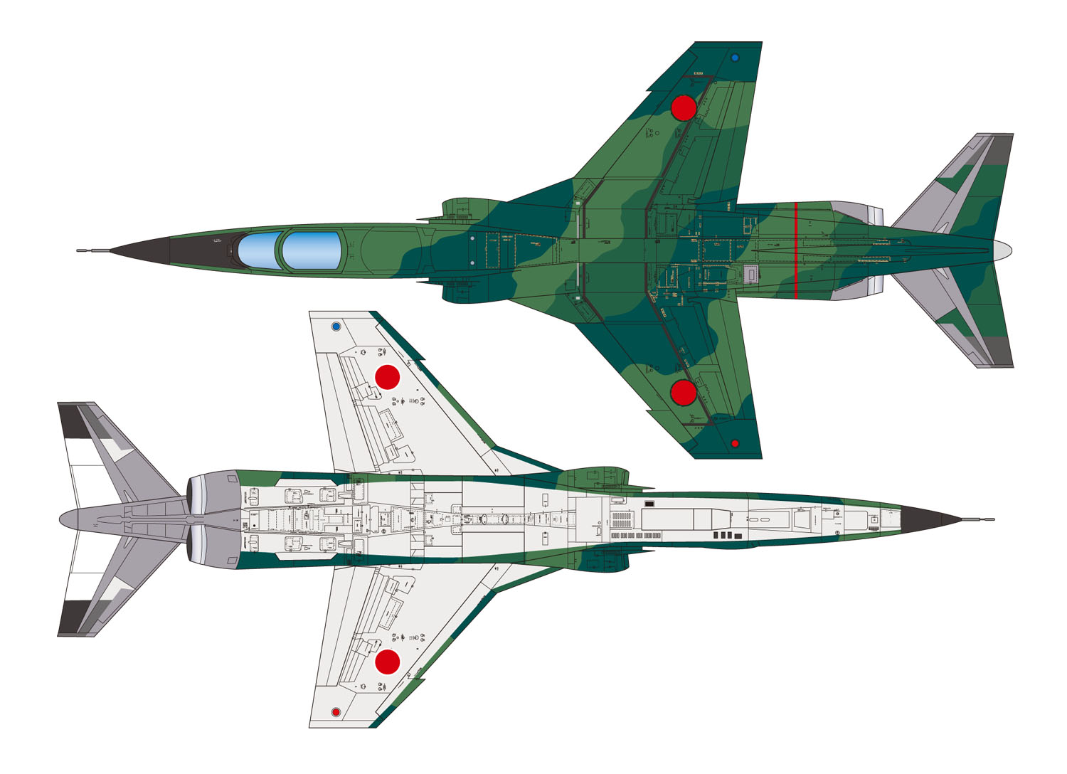 プラッツ AC-60 1/72 航空自衛隊 支援戦闘機 F-1 戦競1996 第6飛行隊