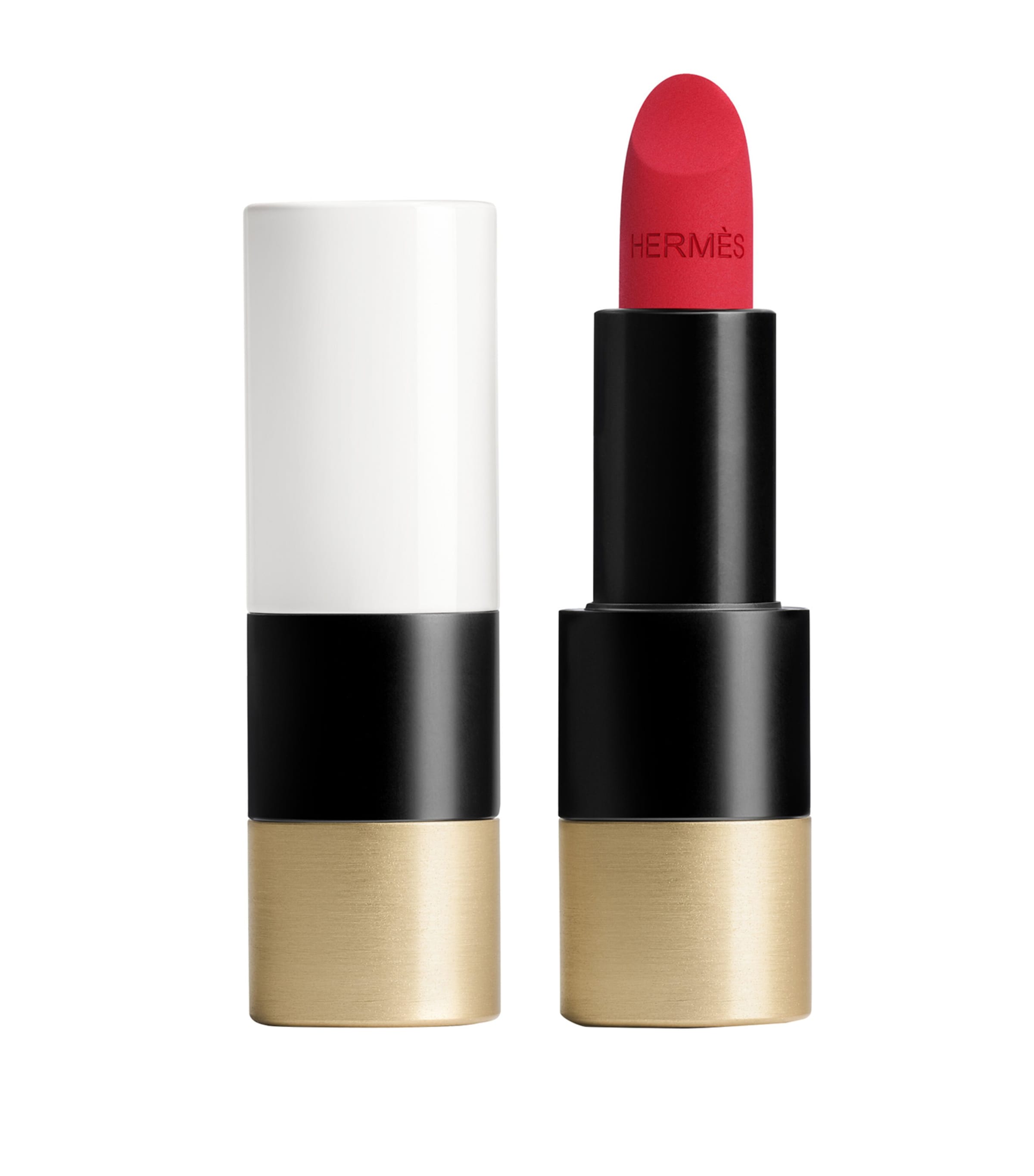 HERMÈS Rouge Hermès Matte Lipstick - 33 Orange Boîte | Harrods UK