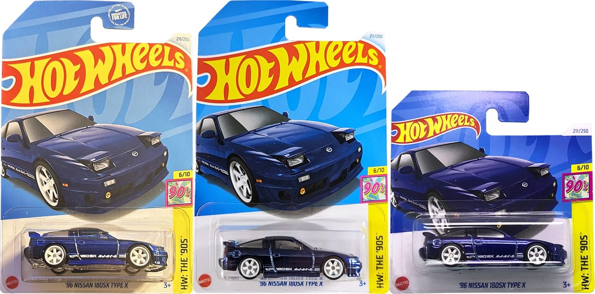 96 Nissan 180SX Type X - Super T-Hunt - US, Int. & Short Card