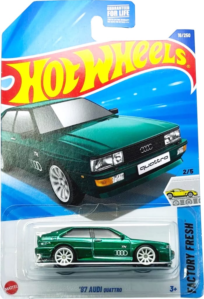 87 Audi quattro - Hot Wheels 2025 Super T-Hunt - US, Int. & Short Card