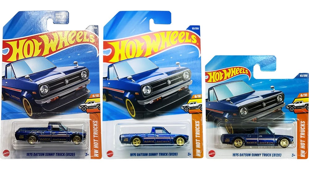 1975 Datsun Sunny Truck (B120) - Hot Wheels 2025 Super T-Hunt - US