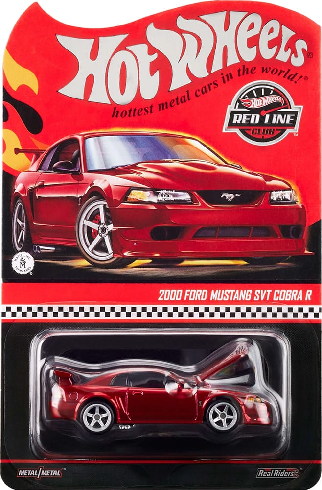 2000 Ford Mustang SVT Cobra R - Hot Wheels 2025 Red Line Club