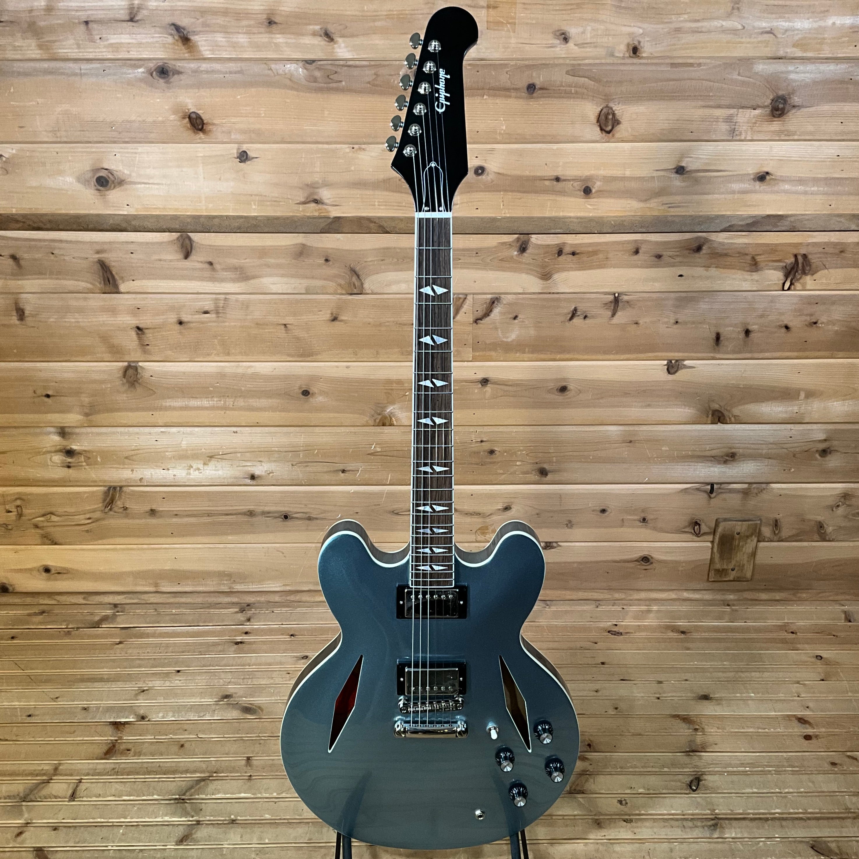 Epiphone Dave Grohl DG-335 Electric Guitar - Pelham Blue - Huber