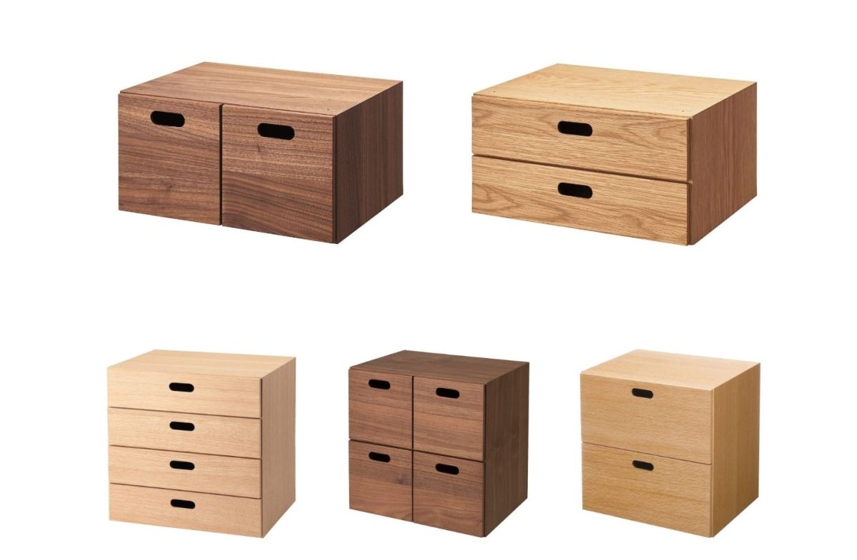 無印良品】全6種類、組み合わせ自由で木目が美しいスタッキング