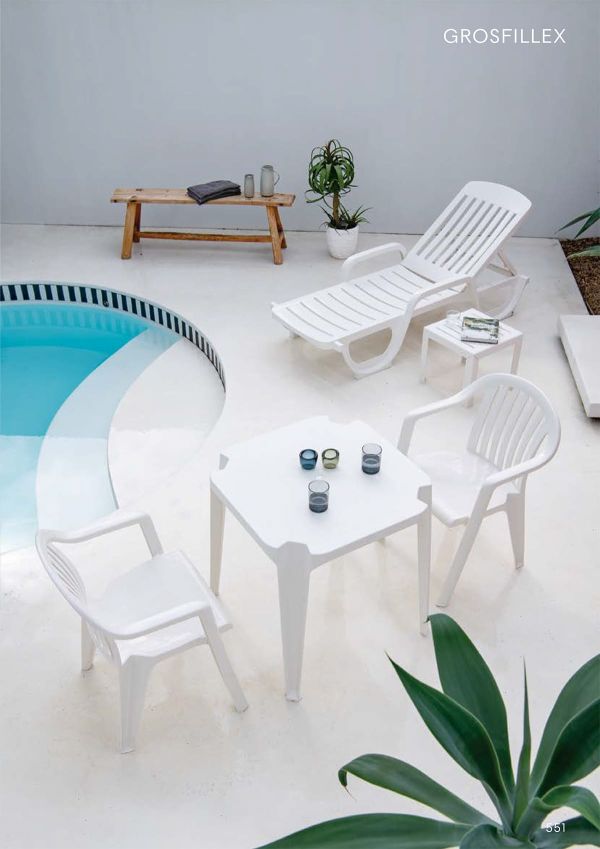 ゴーフィレックス マイアミアームチェア｜ニチエスのプラスチック椅子