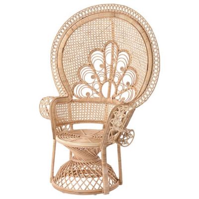 ピーコックチェア 1人掛け D1011ND｜サンフラワーラタンのスツール