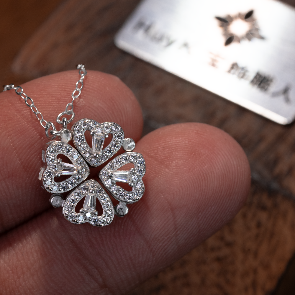 2WAYクローバーネックレス - S925 - MD64 – HUYK JEWELRY© 職人による