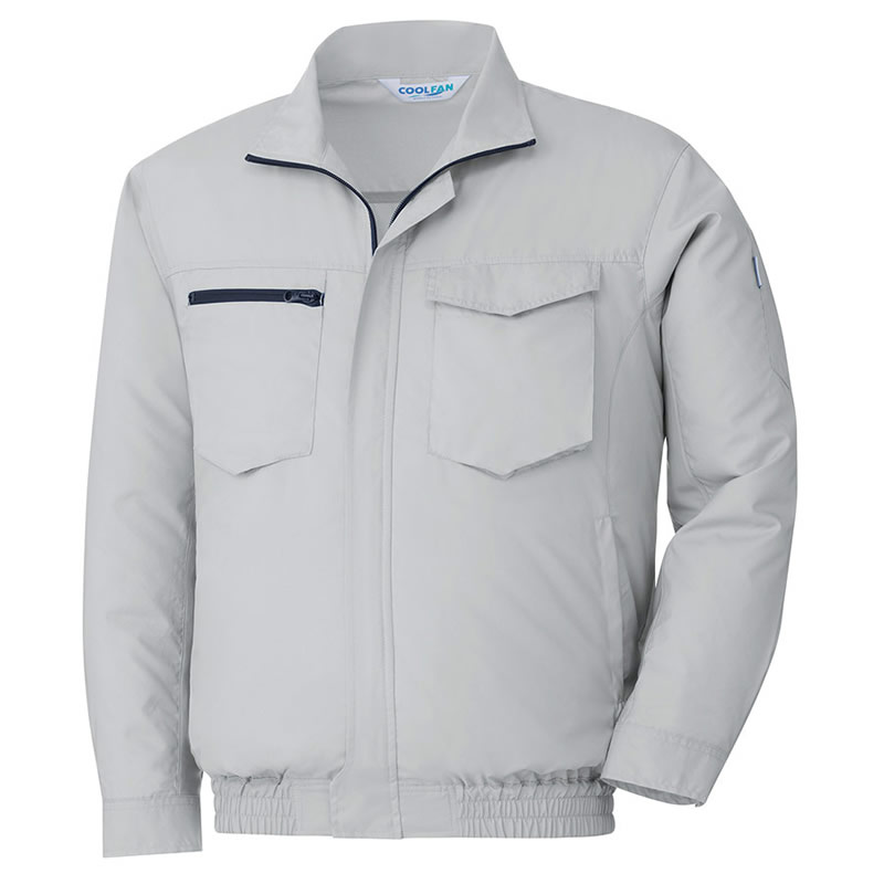 BLOUSON 長袖ブルゾン単体 WE21上 グレー - ミドリ安全の熱中対策