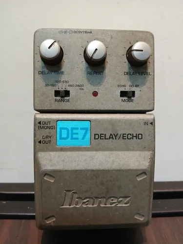 Pedal Ibanez De7 Delay/echo Prateado | MercadoLivre