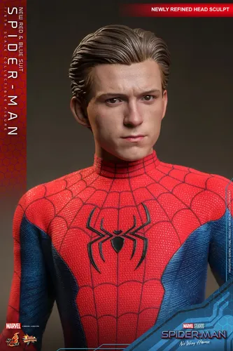 Hot Toys Spider-man 1/6 - (new Red And Blue Suit) - Mms679