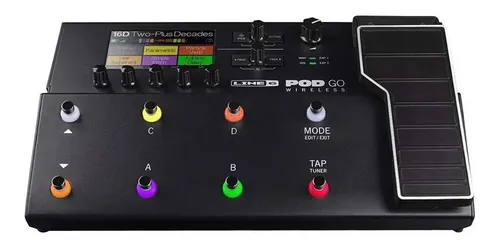 Pedal de efecto Line 6 POD Go Wireless negro | Cuotas sin interés