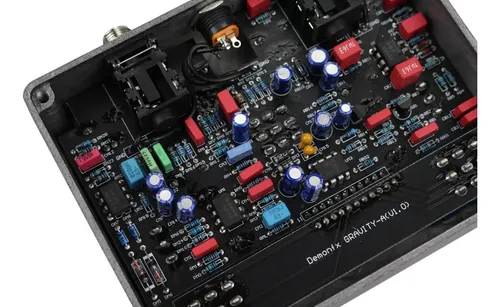 Pedal Demonfx Gravity - Clone Nordvang Gravity Ts 10 + Klon Preto