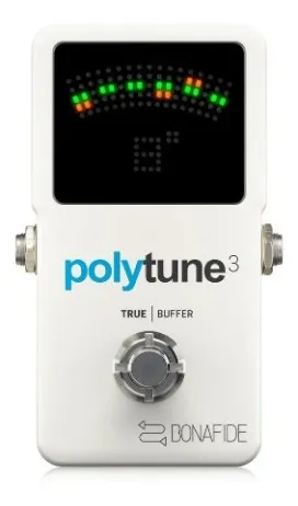 Polytune 3 - Pedal Poly-chroma - Tc Electronic Branco | Frete grátis