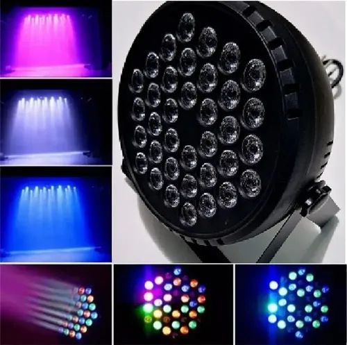 Refletor Par 36 Leds Efeito Rgb-w 36x1 Watt Dmx Bivolt Dj