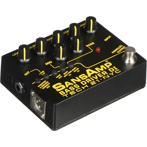 Pedal de efeito Tech 21 SansAmp Bass Driver DI V2 preto