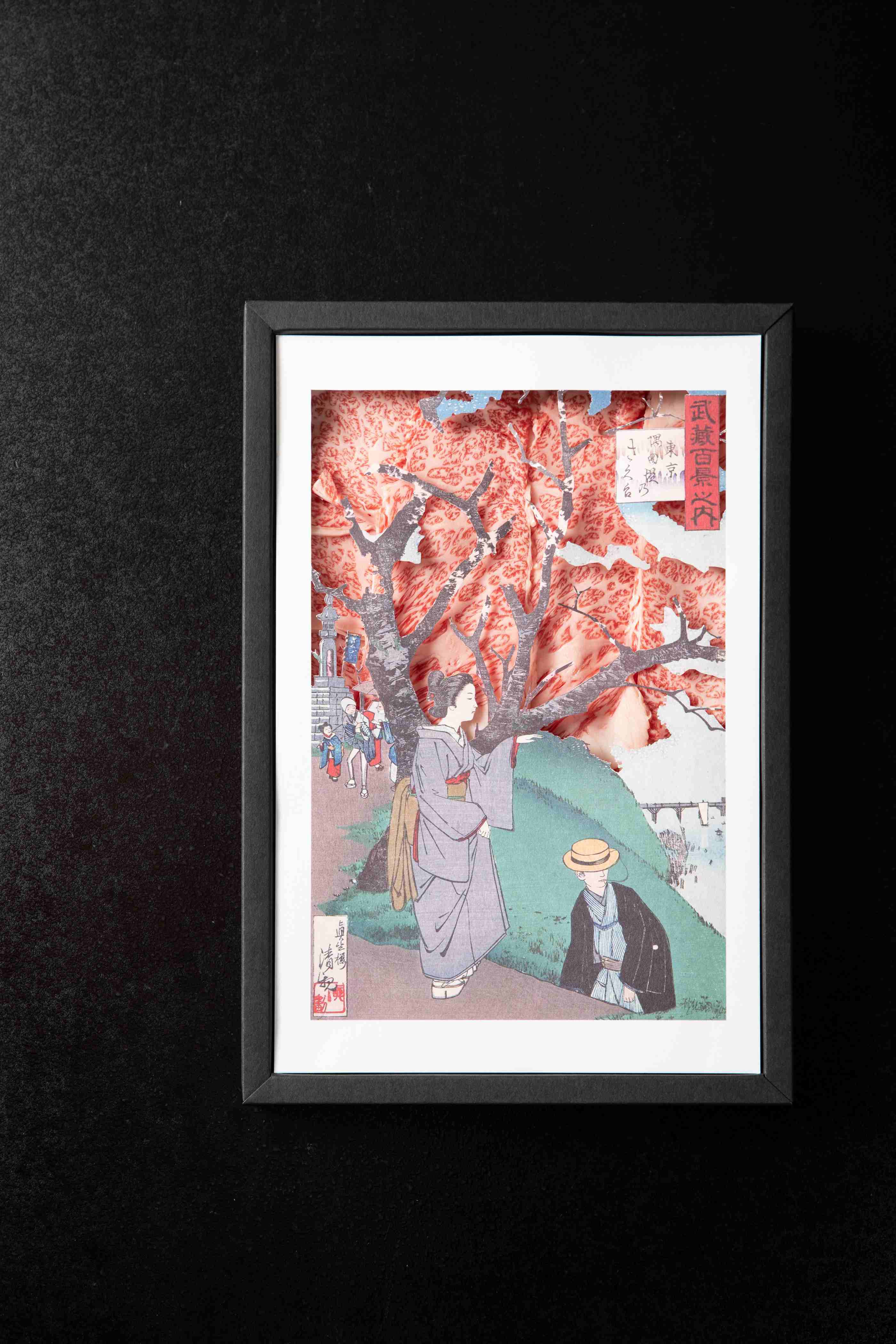 Art Beef Gallery『東京隅田堤のさくら』日本三大和牛「近江牛A5ランク