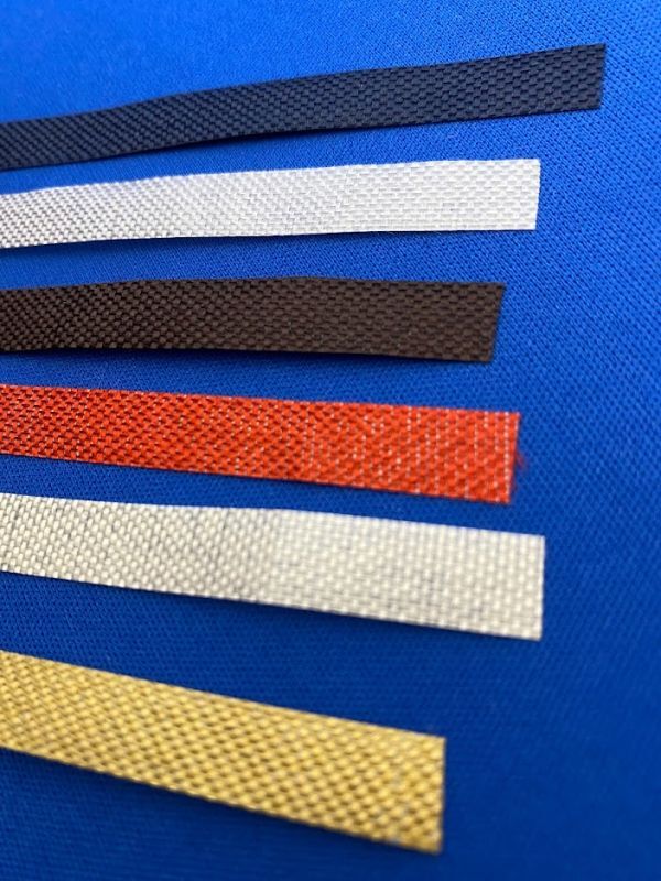 筋用テープ〕染斜子テープ 焦茶（8mm幅/10尺） - 渋谷の掛け軸屋