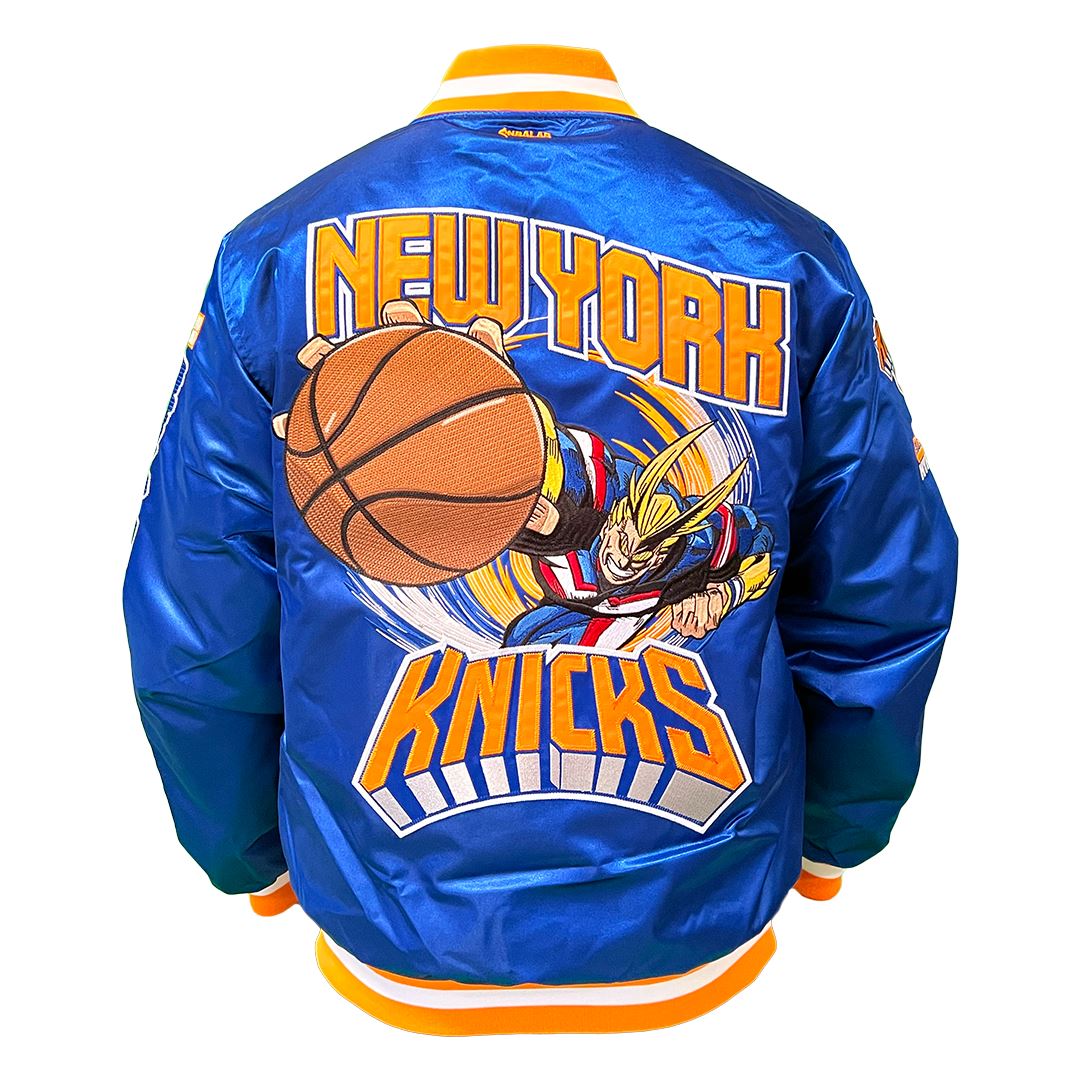 HYPERFLY + NBA + My Hero Academia Knicks Satin Jacket – Hyperfly