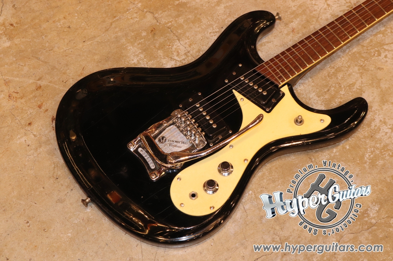 Mosrite '66 The Ventures Model - ブラック - ハイパーギターズ Hyper