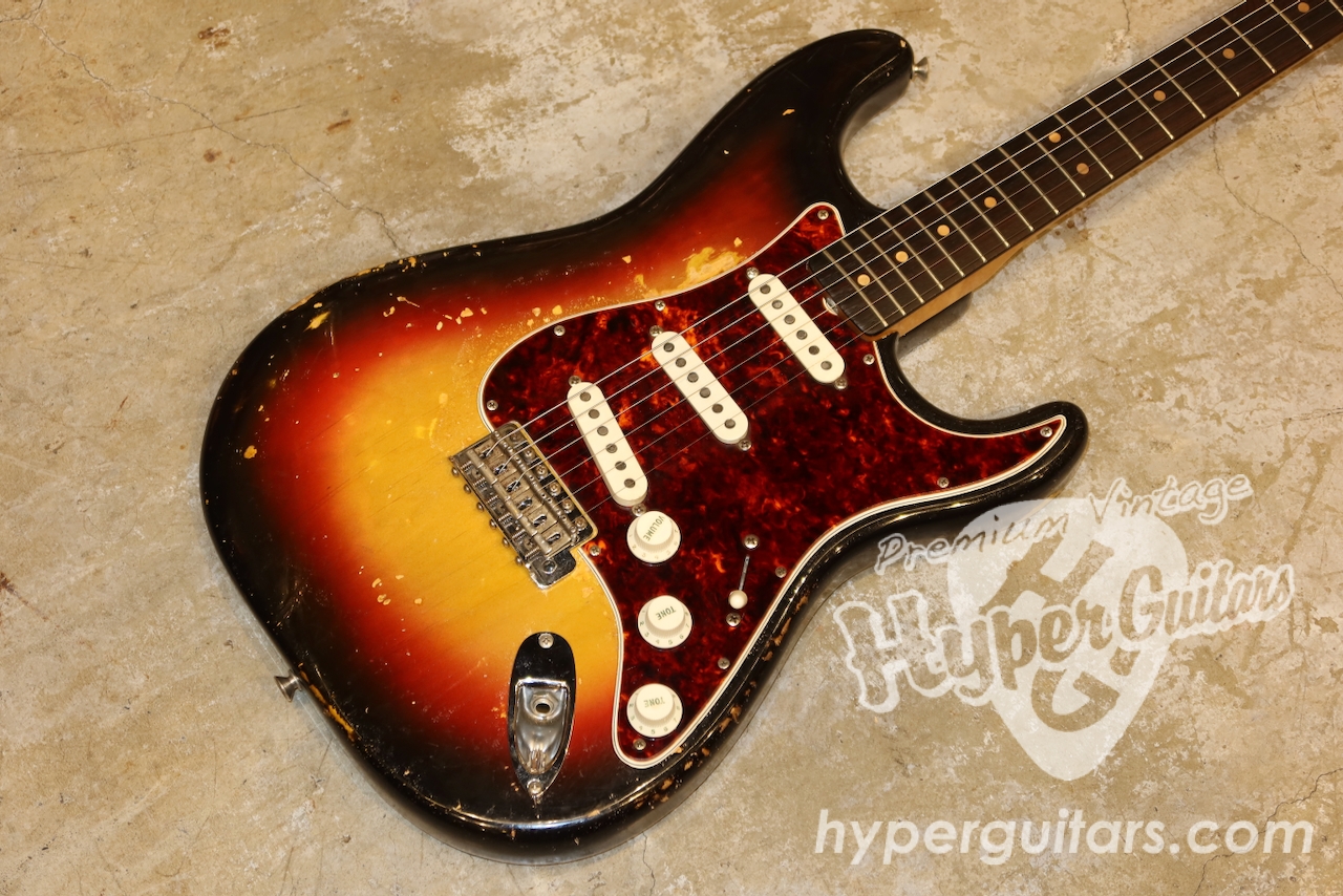 Fender '63 Stratocaster - サンバースト / ローズ - ハイパーギターズ