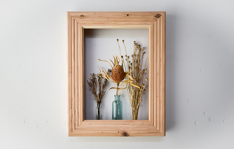 植物を飾ることができるアートフレーム