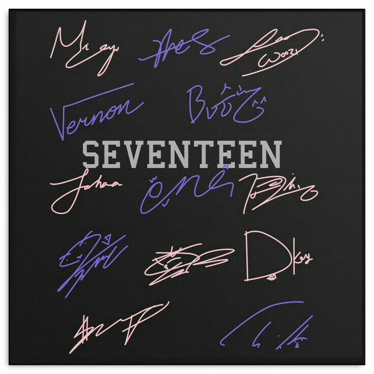 Seventeen Kpop Autographed Items