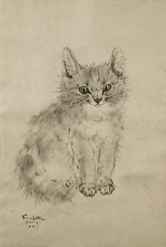 34 Tsuguharu Foujita ideas | japanese artists, cat art, japanese art