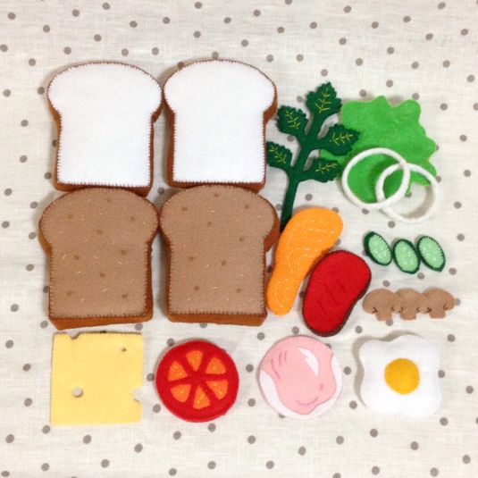 フェルト おままごと サンドイッチセット