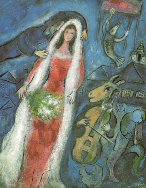 The Bride - Mark Chagall Julia Roberts gifted the original