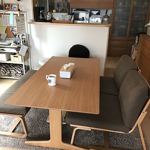 無印良品 リビングでもダイニングでもつかえるテーブル・1 幅150