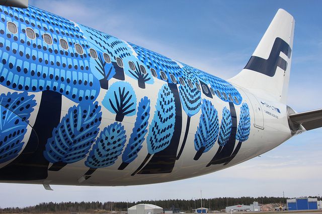 Finnair A330 Marimekko